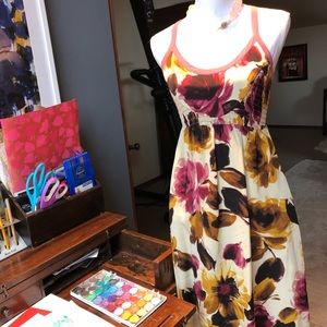 Moulinette Soeurs Anthropologie Floral Dress